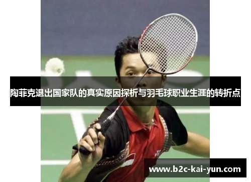 陶菲克退出国家队的真实原因探析与羽毛球职业生涯的转折点 陶菲克退出国家队的真实原因探析与羽毛球职业生涯的转折点